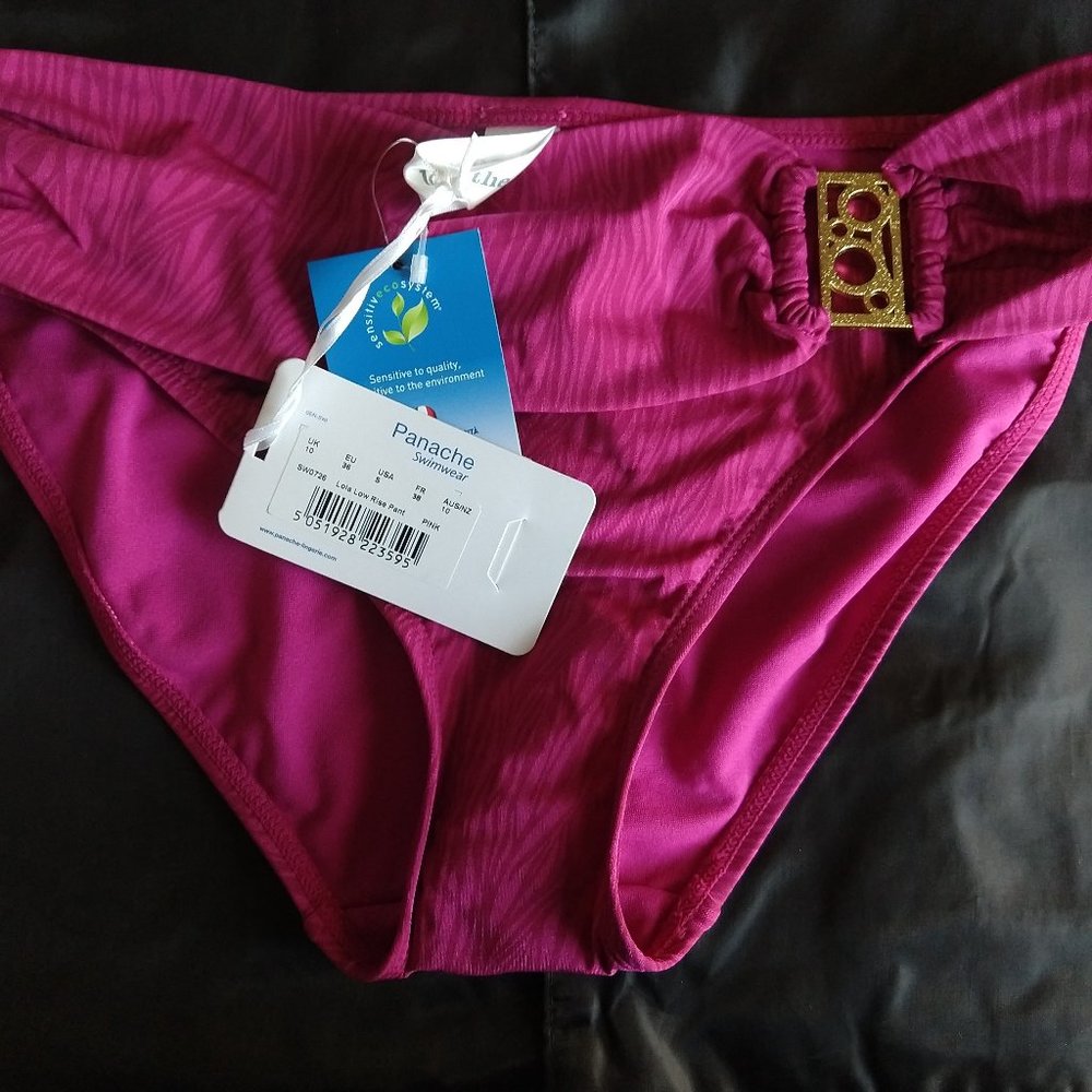 Panache Lola bikini bottom fuchsia  SW0726 US S UK 10